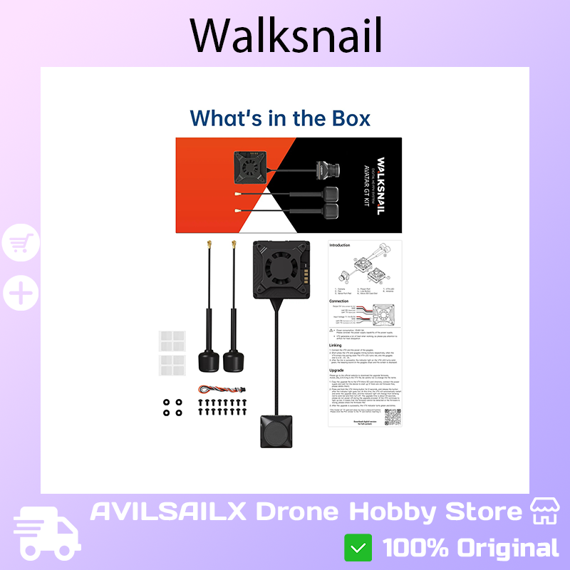 Walksnail Avatar GT FPV Kit Ma - Walksnail Avatar Gt Kit 2W Vtx review and price