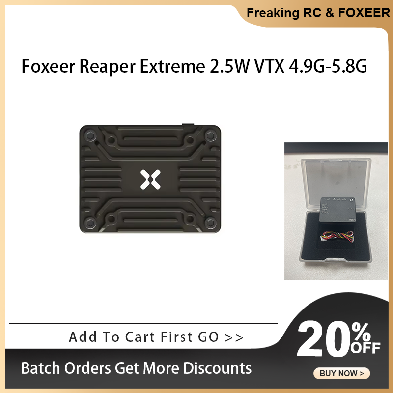 Foxeer 4.9G~6G Reaper Extreme  - Foxeer Reaper Extreme 2.5W Vtx review and price